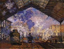 Claude Monet Gare Saint-Lazare oil painting image